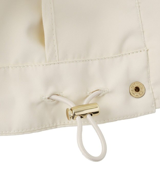 YECCA VECCA [撥水/花粉ガード]ミドル丈マウンテンパーカー Ivory