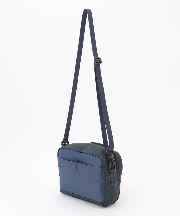 JOSEPH ABBOUD MOUNTAIN 【新型登場！ECO撥水/軽量】マイクロリップ サコッシュ ネイビー系