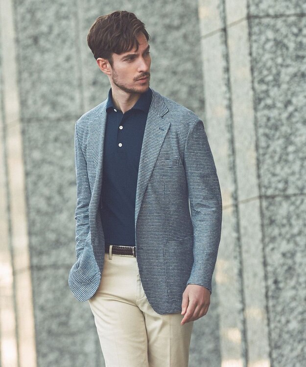 GOTAIRIKU 【DONDI】リネンバスケット_ジャージージャケット ダルブルー系8