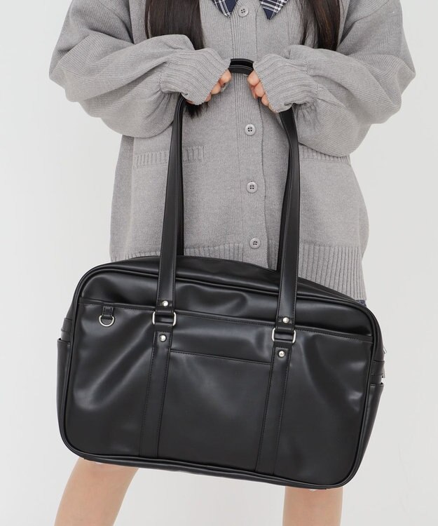 WEGO 【SCHOOL ITEM】PUスクールバッグ ブラック