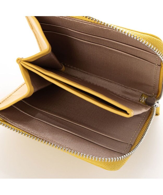 Y'SACCS イタリアンシープ 財布付きスマホポシェット イエロー