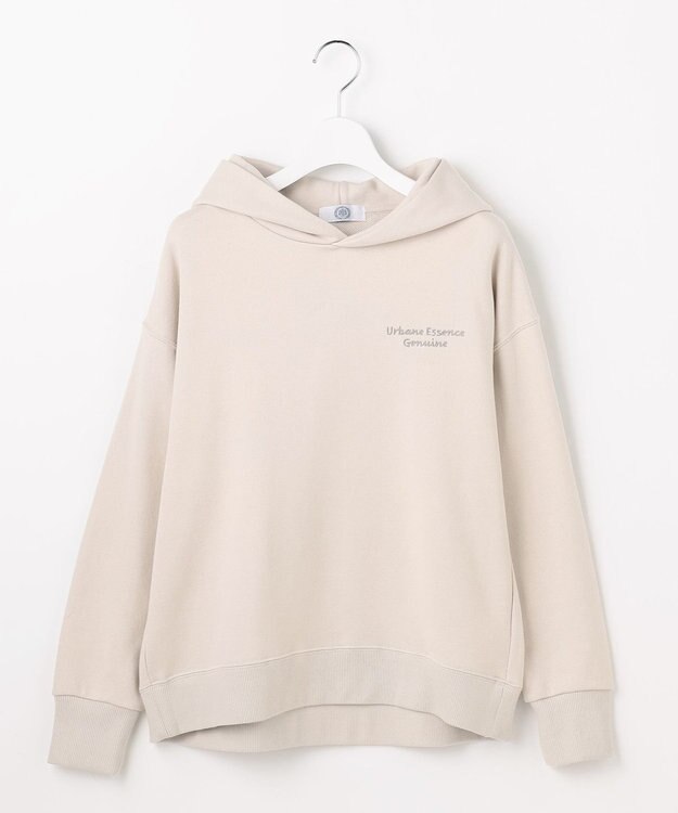 J.PRESS LADIES 【WEB限定】ロゴ裏毛 パーカー 【WEB限定】ベージュ系