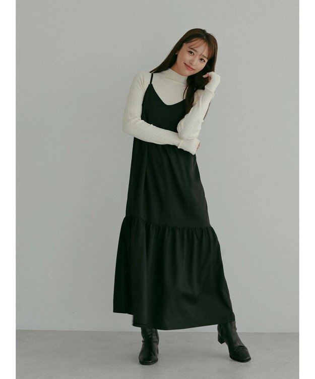 Green Parks ■ＡＪＵＧＡ．×ＧＰ　ハイネックリブニット Ivory