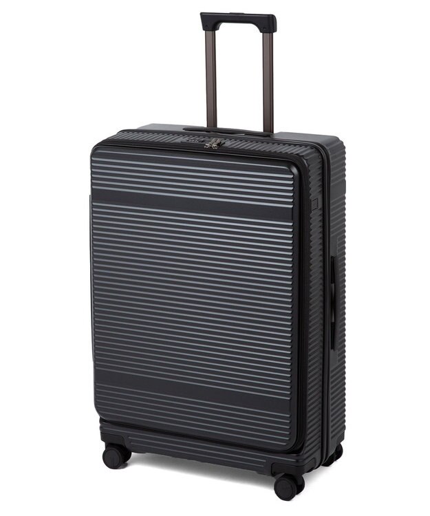 ACE BAGS & LUGGAGE ace. サルートン フロントオープンスーツケース Lサイズ 85～96L 05364 ブラック