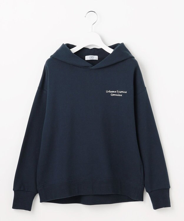 J.PRESS LADIES 【WEB限定】ロゴ裏毛 パーカー 【WEB限定】ネイビー系