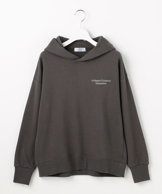 J.PRESS LADIES 【WEB限定】ロゴ裏毛 パーカー 【WEB限定】スレート系