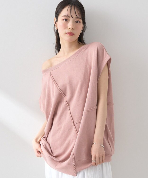 earth music&ecology マルチウェイリメイク風プルオーバー Pink