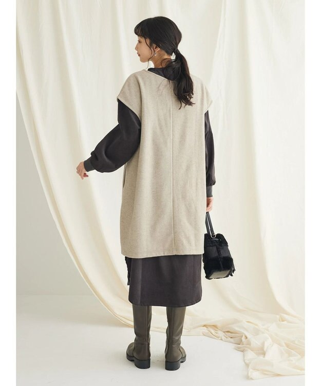 CRAFT STANDARD BOUTIQUE 圧縮ニットソージレ Beige