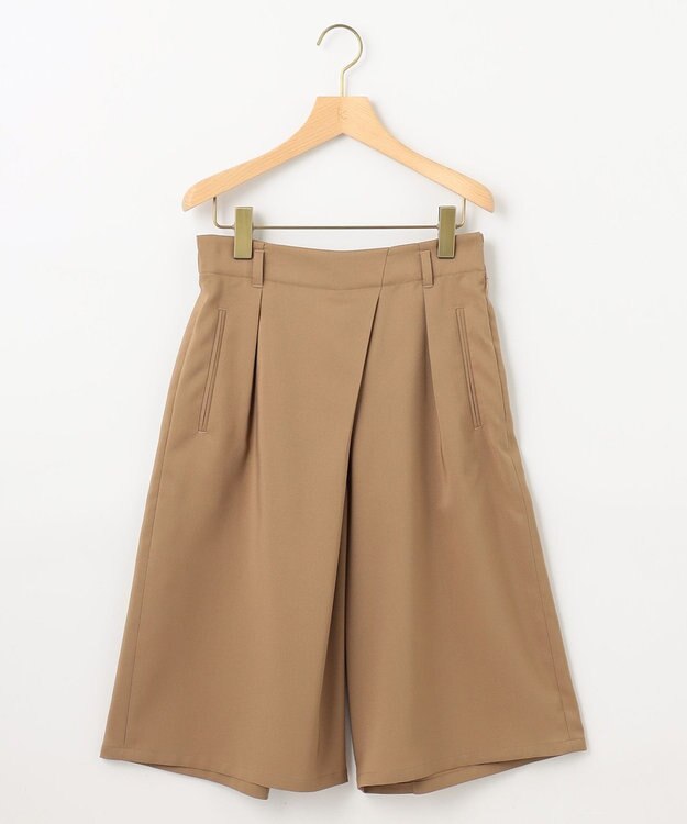 組曲 【WEB限定】オシャクロスキュロットパンツ ベージュ系