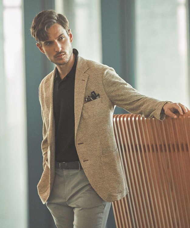 GOTAIRIKU 【DONDI】リネンバスケット_ジャージージャケット ブラウン系8