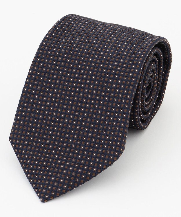 J.PRESS MEN 【GEOMETRIC JACQUARD COLLECTION】ジオメトリックジャガード ネクタイ ブラウン系8