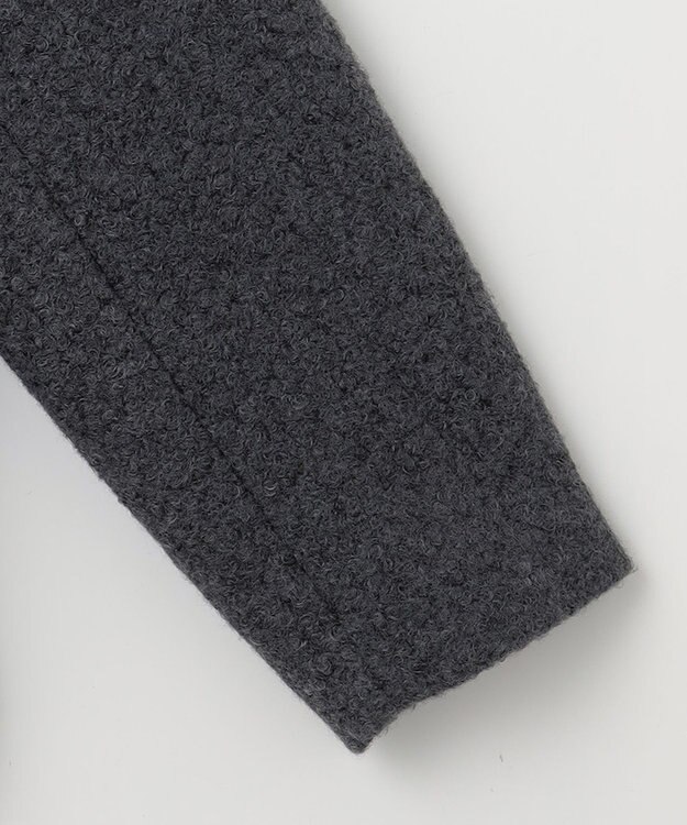 23区 【SLOW/一部店舗限定】ループニードル ボア ブルゾン グレー系