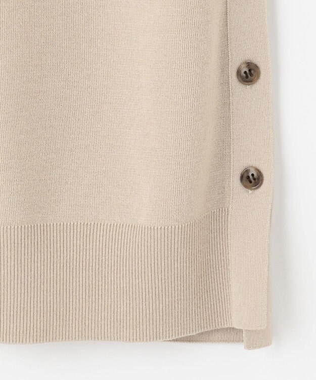 J.PRESS LADIES S 【洗える】FLORA ニットベスト ベージュ系