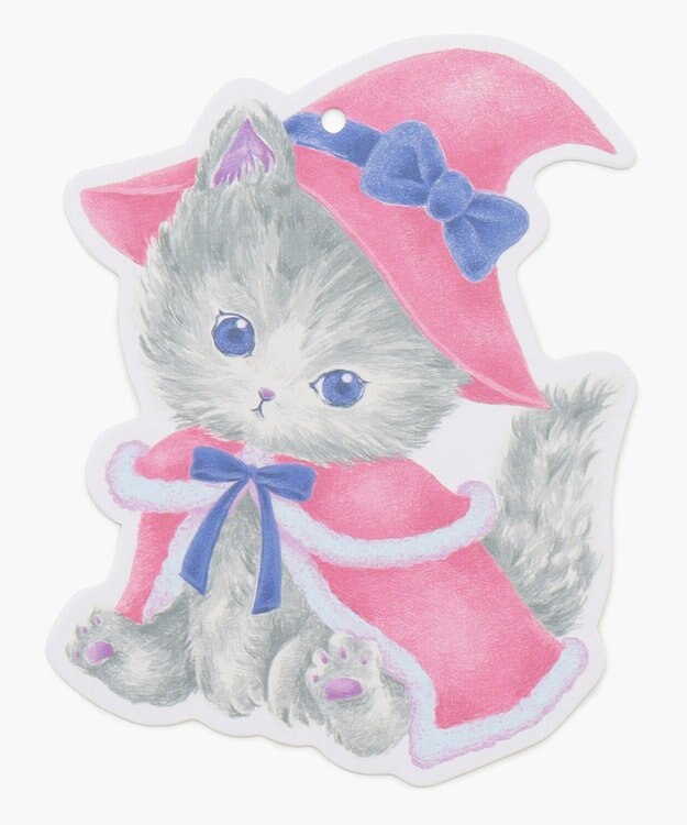 ANY KIDS ネコポケットボアブルゾン レインボー×ラベンダー