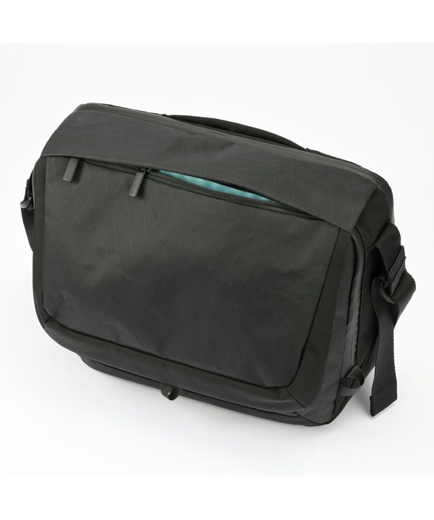 ACE BAGS & LUGGAGE ace. ラグレンティスクロスX ショルダーバッグ A4/13.3インチPC収納 高強度 高撥水 軽量 20067 エース ブラック