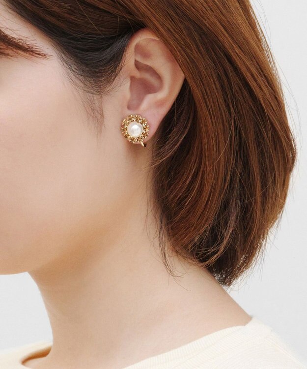 TOCCA COLOR PEARL EARRINGS イヤリング スモーキー系