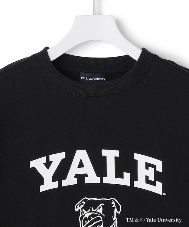 J.PRESS YORK STREET 【YALE別注】【UNISEX】ブルドッグ プリント Tシャツ ブラック系
