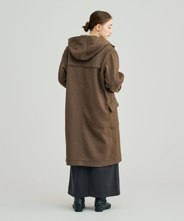 J.PRESS YORK STREET 【UNISEX】メルトン ダッフルコート スモーキーグリーン系