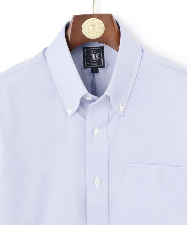 J.PRESS MEN 【PREMIUM PLEATS / 形態安定】ピンオックス シャツ / B.D. ダルブルー系