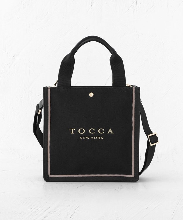 TOCCA 【WEB限定】TABLEAU BAG キャンバスバッグ ブラック系