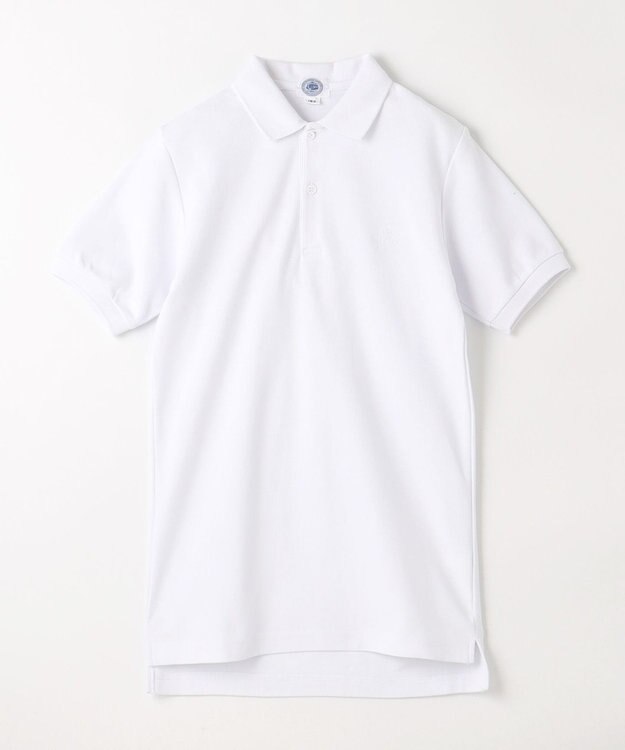 J.PRESS KIDS 【140-170cm】40/2鹿の子 半袖 ポロシャツ ホワイト系