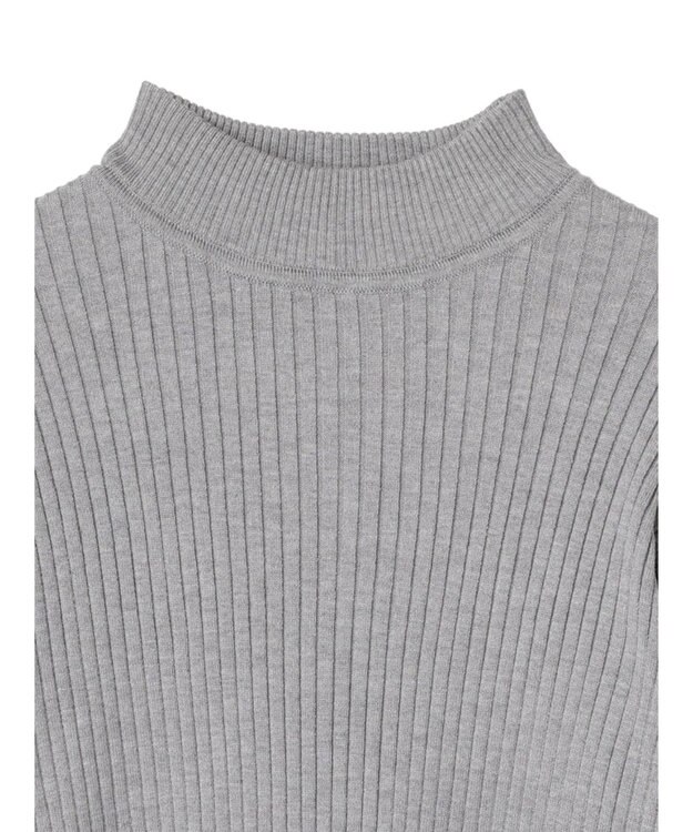 Green Parks ・ＥＬＥＮＣＡＲＥ　ＤＵＥ　ハイショクリブハイネックニット Gray Mixture