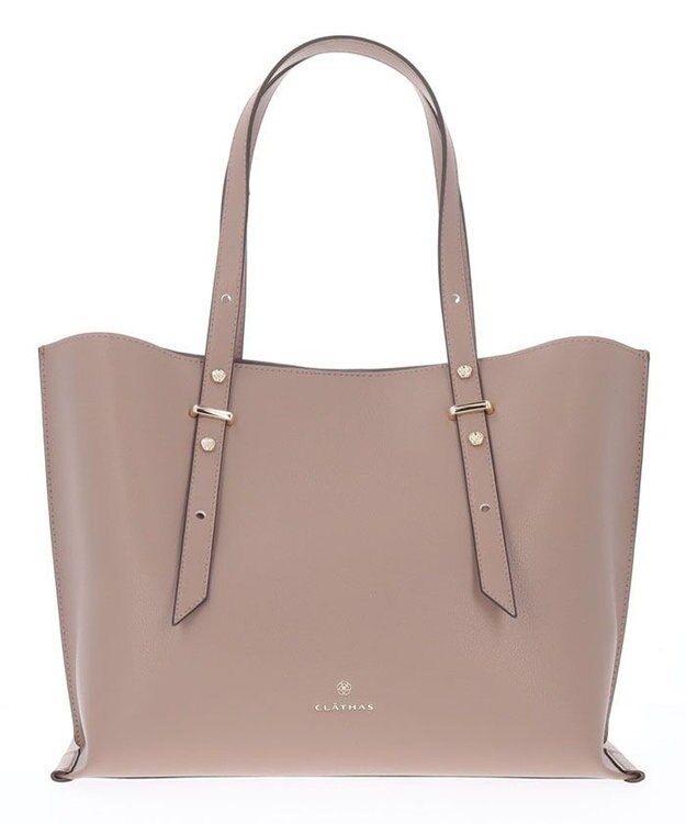 CLATHAS モス トートバッグ（ポシェット付き） グレージュ
