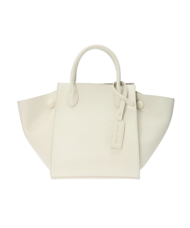 Green Parks ・ｃａｃｈｅ　ｃａｃｈｅ　サイドボタン２ＷＡＹトート Ivory
