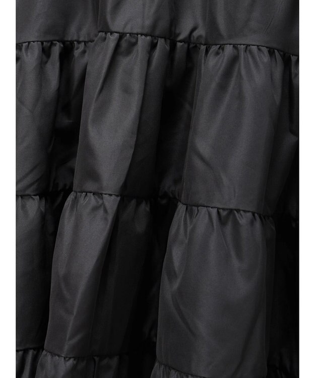 CRAFT STANDARD BOUTIQUE 異素材ティアードカットチュニック Black