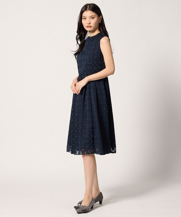 TOCCA 【洗える・消臭】ROSY CHEEK ドレス ネイビー系5