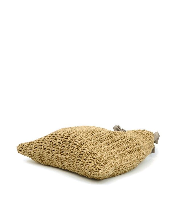 UNBILLION cachecache フリルワンハンドルペーパー手編みトート オーク