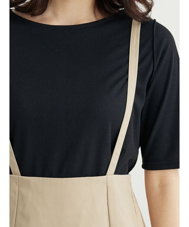 Green Parks サス付きスカート Beige