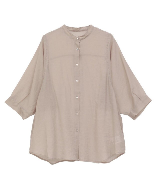 AMERICAN HOLIC 5分袖シアードルマンシャツ Beige