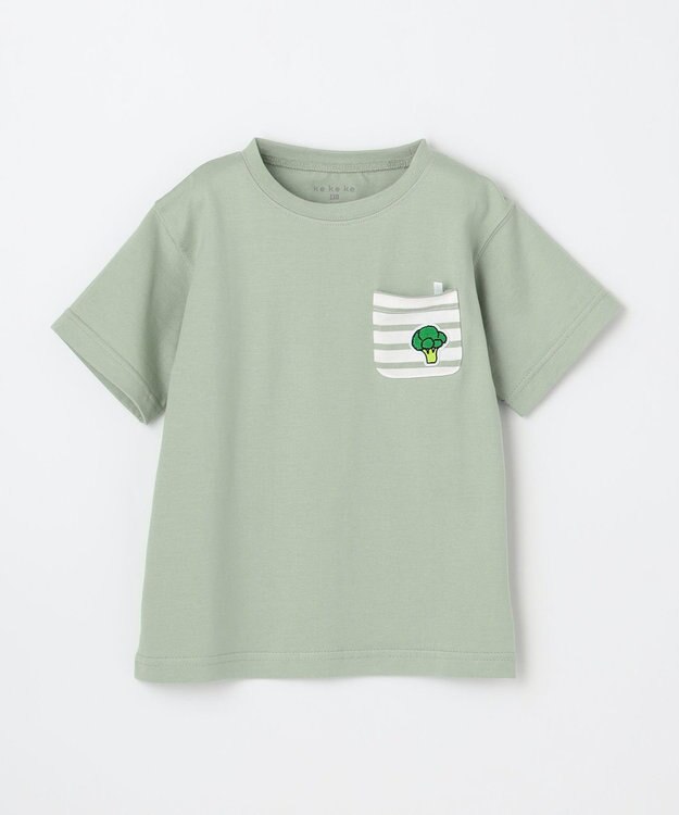 ANY KIDS 【ke ke ke】GOOD MORNING  半袖Ｔシャツ ミントグリーン