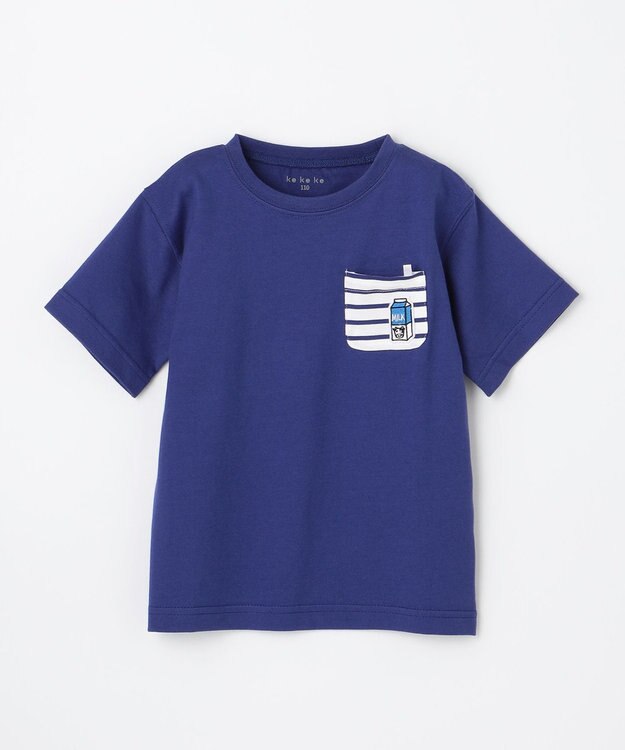 ANY KIDS 【ke ke ke】GOOD MORNING  半袖Ｔシャツ ブルー