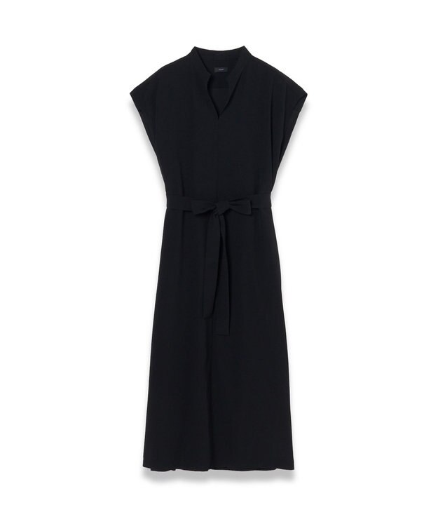 JOSEPH 【WEB&OUTLET限定】【洗える】スムースジョーゼット　Aラインワンピース Black