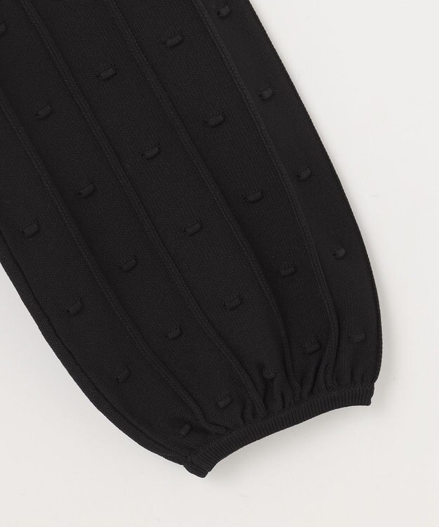 TOCCA 【洗える！】BI COLOR PONPON KNIT ニットドレス ブラック系