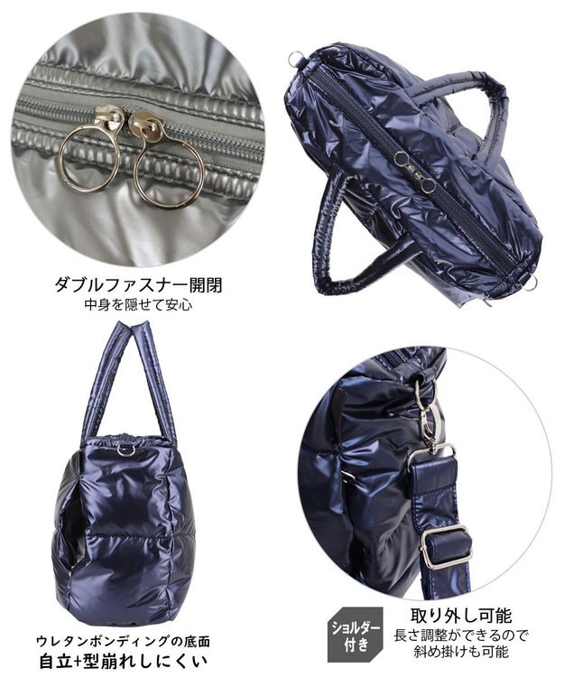 ROOTOTE 1339【2way:軽量】フェザールー.グランデ.ルートートカロ-B 04：エッグプラント