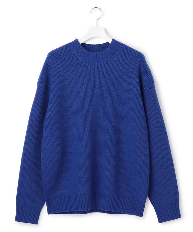 J.PRESS YORK STREET 【UNISEX】ウールカシミヤ クルーネックニット ブルー系
