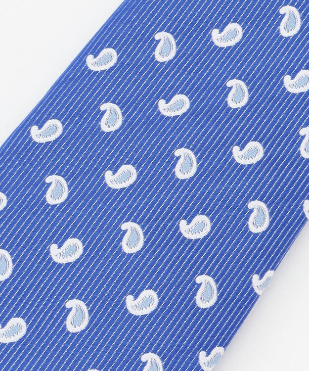 J.PRESS MEN ヴィンテージジャガード/ペイズリー柄 ネクタイ ブルー系8