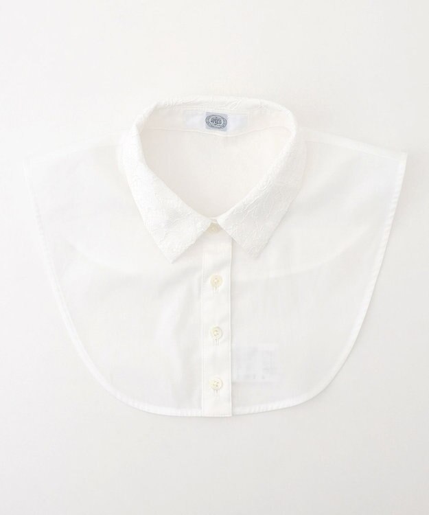 J.PRESS LADIES レース デコカラー 付け襟 ホワイト系