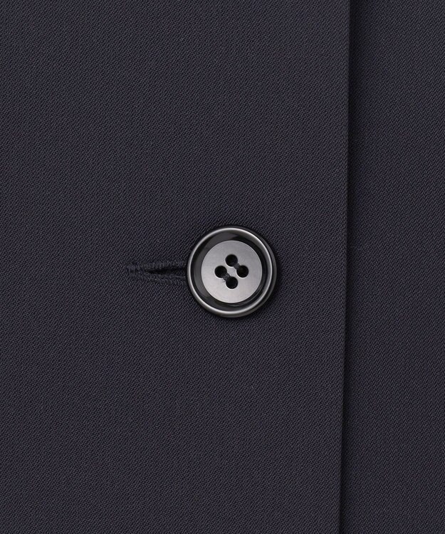 #Newans 【セレモニーにも】コクーンフォルムカーディガンジャケット ネイビー