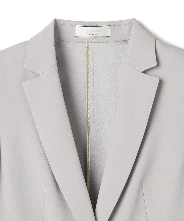 BEIGE， 【セットアップ対応】CINDY / テーラードジャケット L.Gray