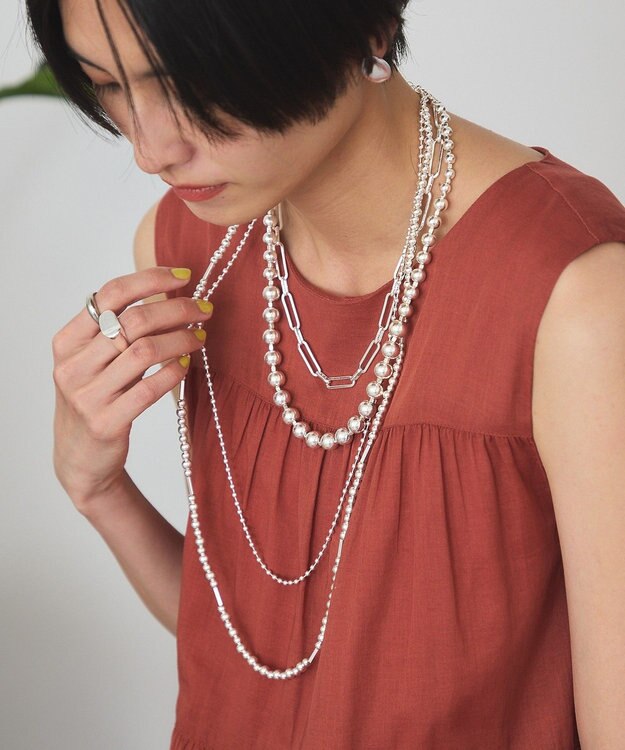 AMERICAN HOLIC 【3SET】マルチスタイルネックレス Silver