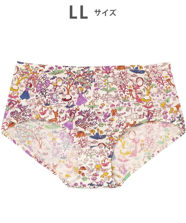 tsumori chisato SLEEP ショーツ　ボーイレングス　伸縮性がよくソフトな風合い　ナイトブラシリーズ　/ワコール　UPX525 ベージュ