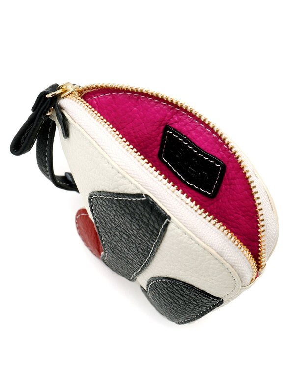 IBIZA アニマーダ　牛革　マルチケース（パンダ） 白