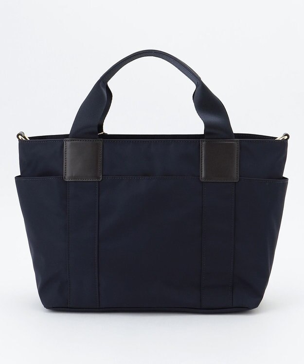 LA BAGAGERIE 【LA BAGAGERIE×HELLO KITTY】リボンチャーム付き　デイリートート　Sサイズ ネイビー