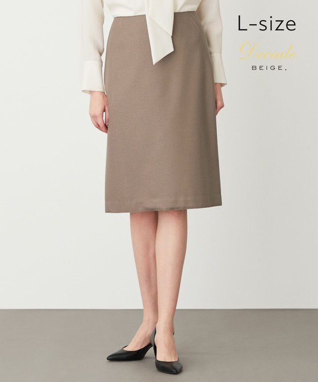 BEIGE， 【L-size】CORBY / タイトスカート Taupe