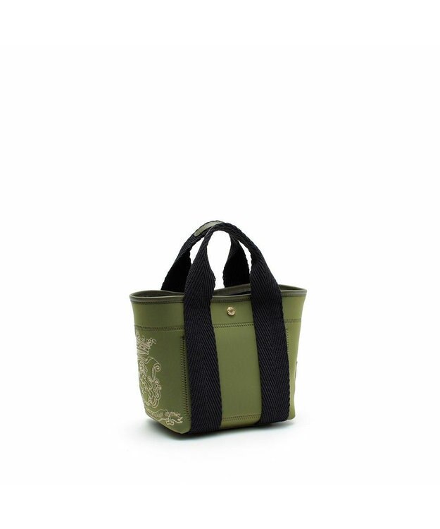 A.D.M.J. 【魔法の様に軽い】マジックライト/イタリアンファブリックステッチ刺しゅうデイリートートS オリーブ