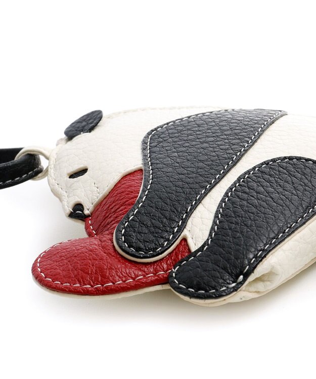 IBIZA アニマーダ　牛革　マルチケース（パンダ） 白